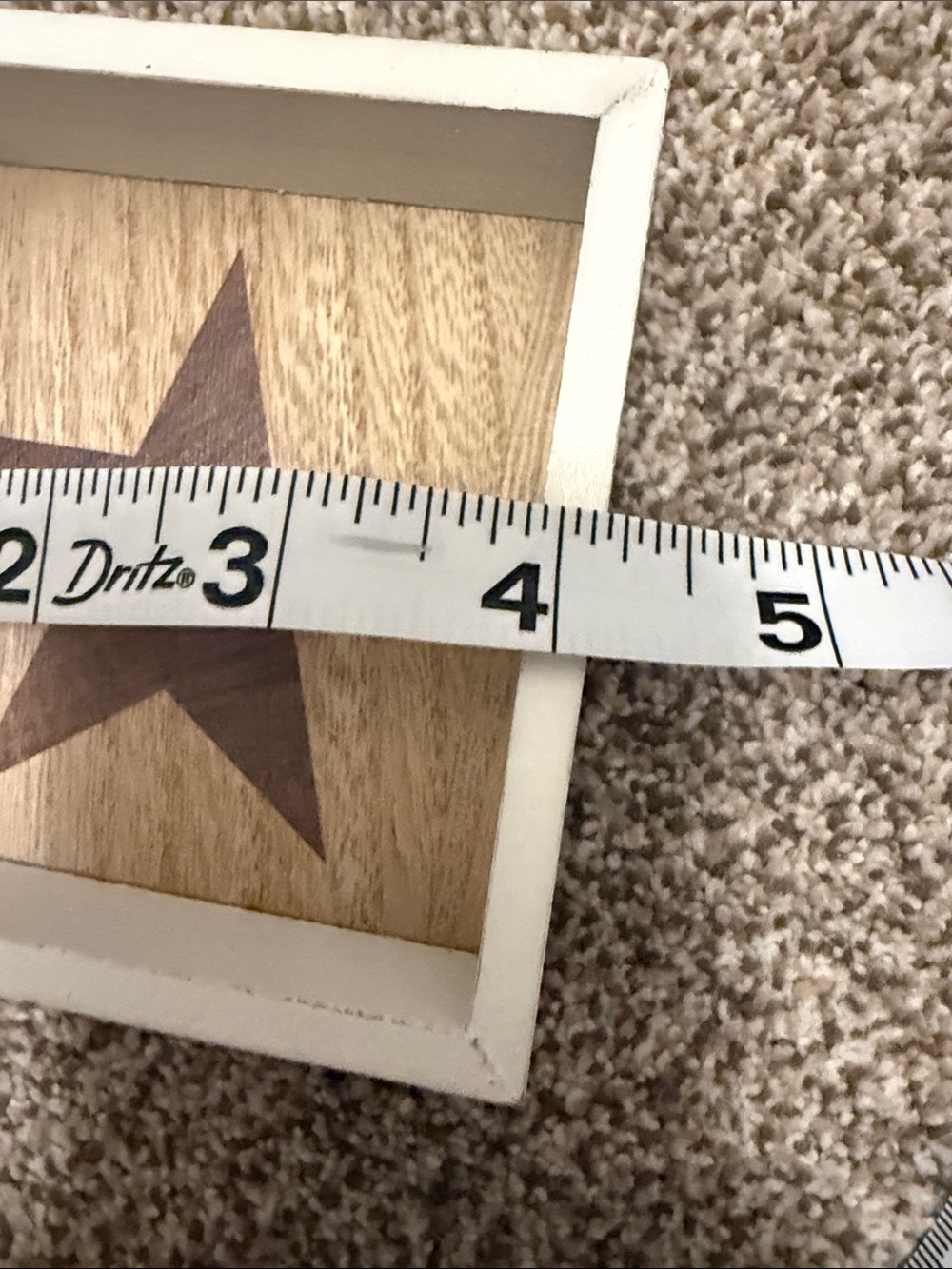 🏖️ 10 items for $20☀️ Rustic White and Natural Wood Star House Décor Set| 5 pcs - Picture 11 of 13